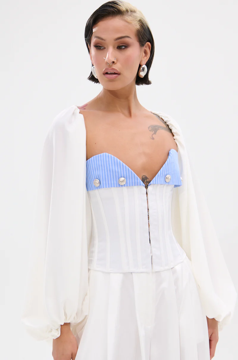 COVER UP CHIFFON SHRUG - Image 3