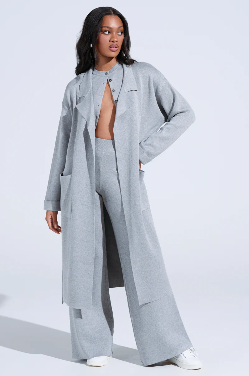 COZY LUXE KNIT TRENCH - Image 2