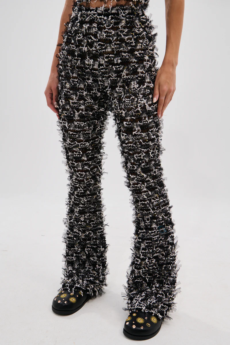 CRAZY FOR YOU FRINGE FLARE LEGGING - Image 2