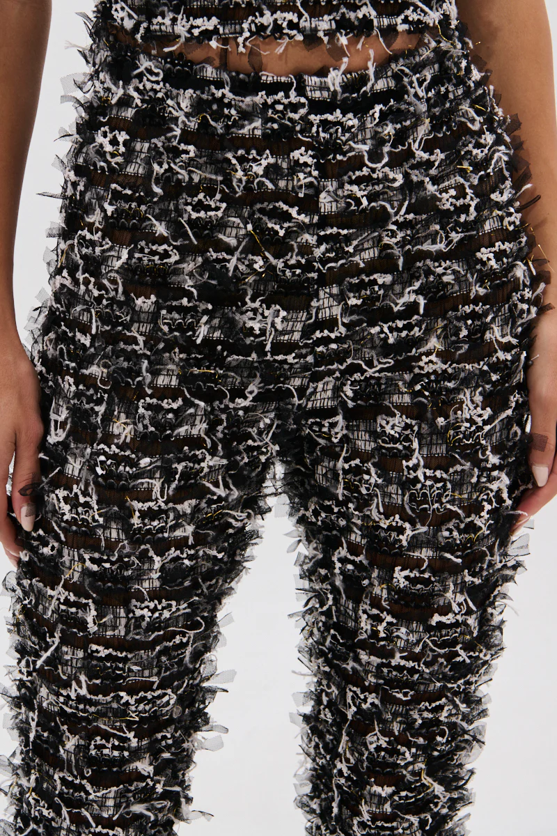 CRAZY FOR YOU FRINGE FLARE LEGGING - Image 8