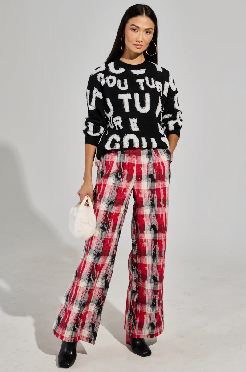 CRAZY LIKE ME PLAID TROUSER - Image 8