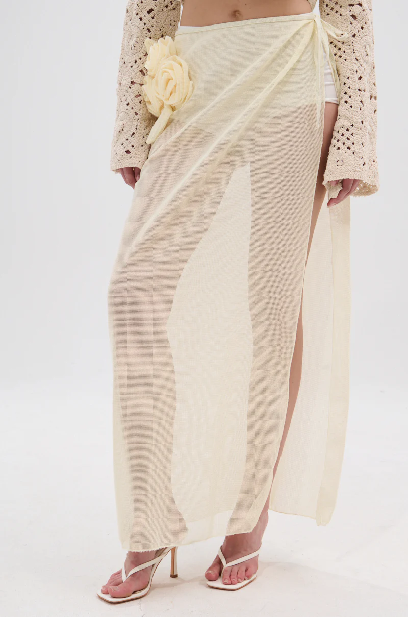 CROCHET BEAUTY COVER UP SKIRT - Image 3