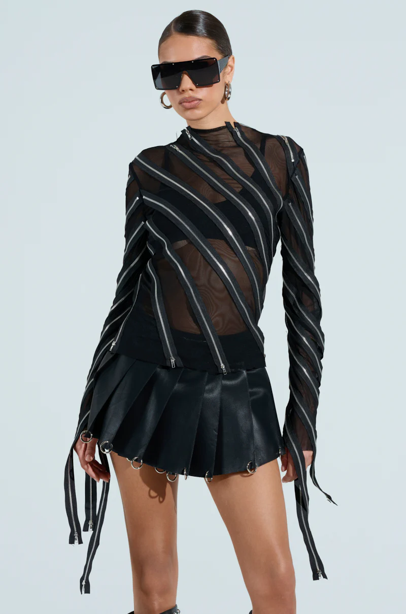 CROSS ZIP MESH TOP - Image 4