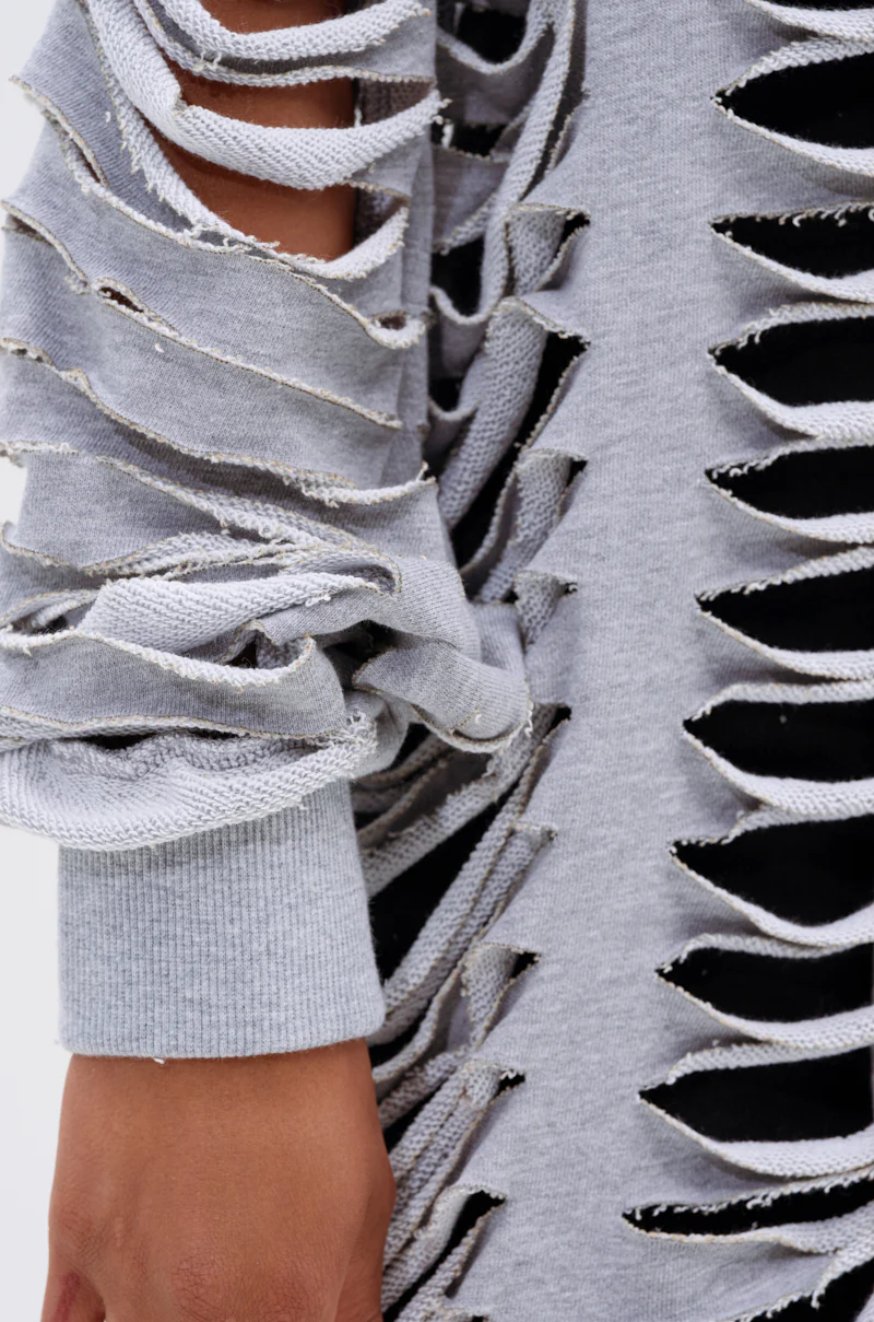 CUT IT OUT FRENCH TERRY TRENCH - Image 10