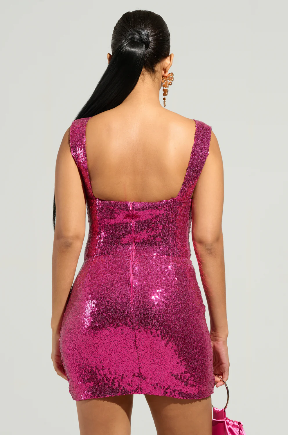 DANCE ALL NIGHT SEQUIN CORSET MINI DRESS - Image 3