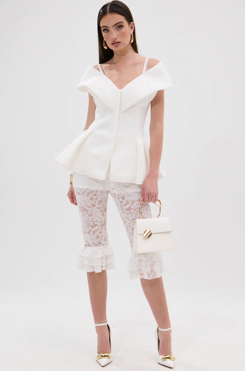 DANCE AROUND SLEEVELESS PEPLUM CORSET - Image 5