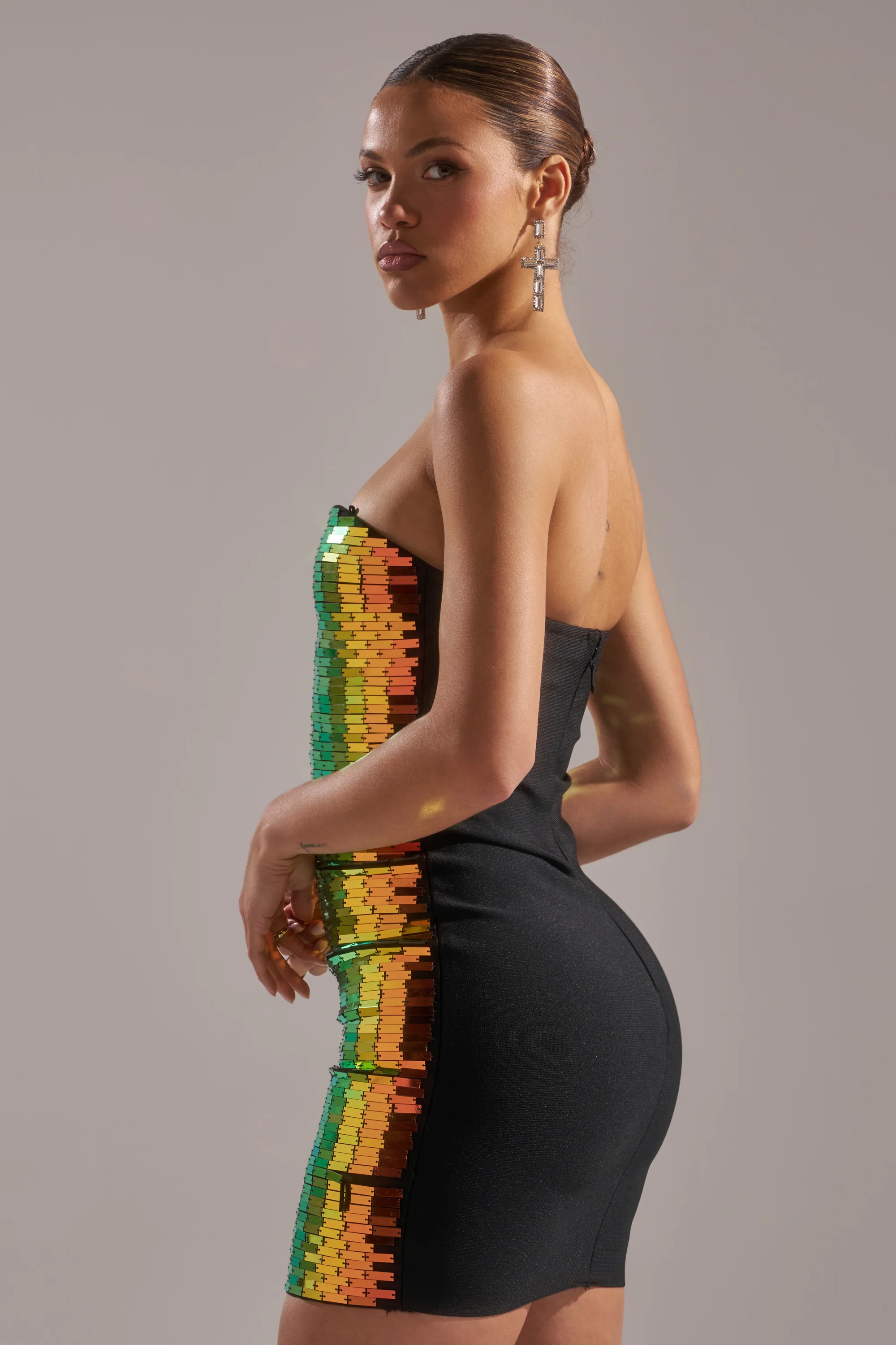 DANCIN THE NIGHT AWAY MINI DRESS - Image 4