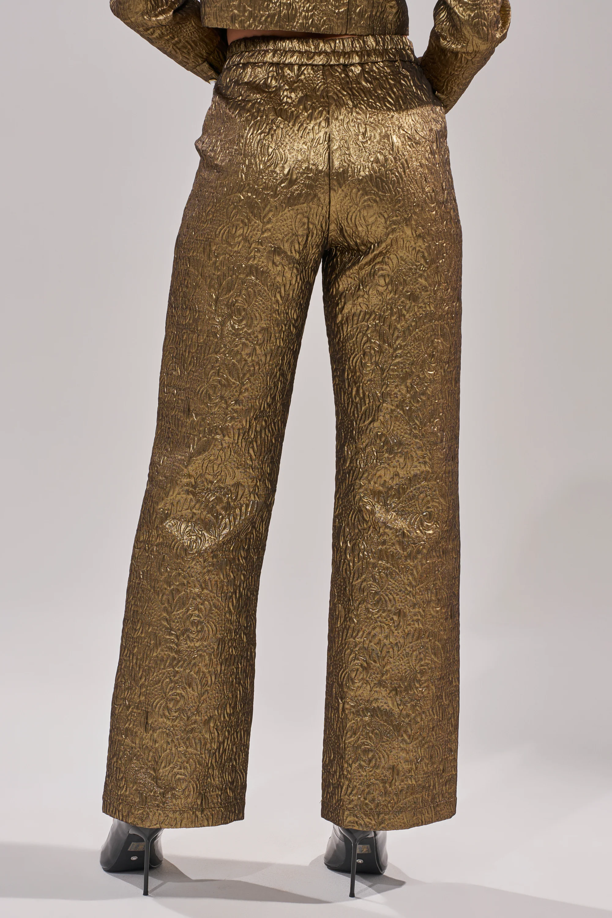 DAPHNE BROCADE TROUSER - Image 3