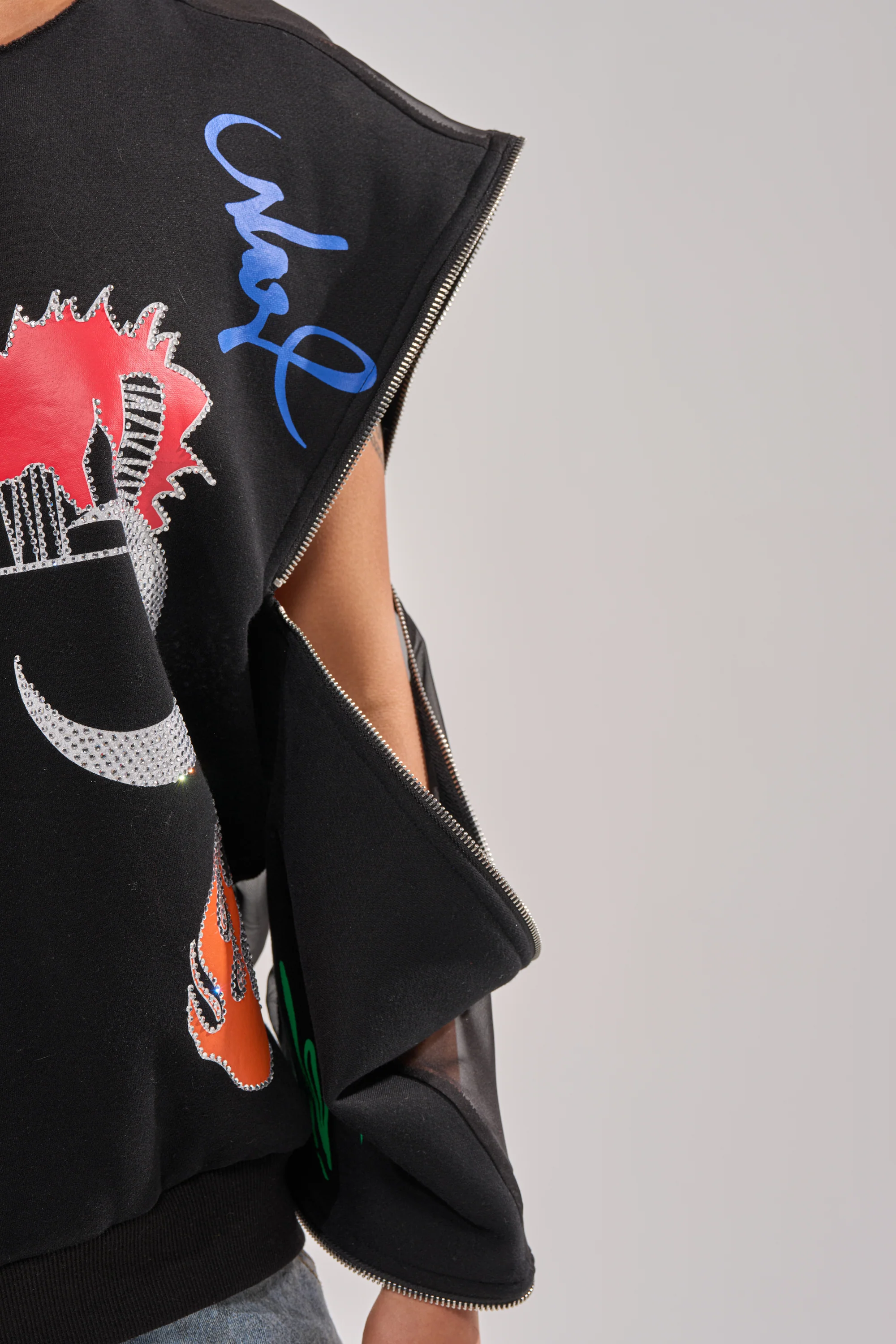 DEEP THOUGHTS OVERSIZED GRAPHIC SWEATSHIRT - Image 14