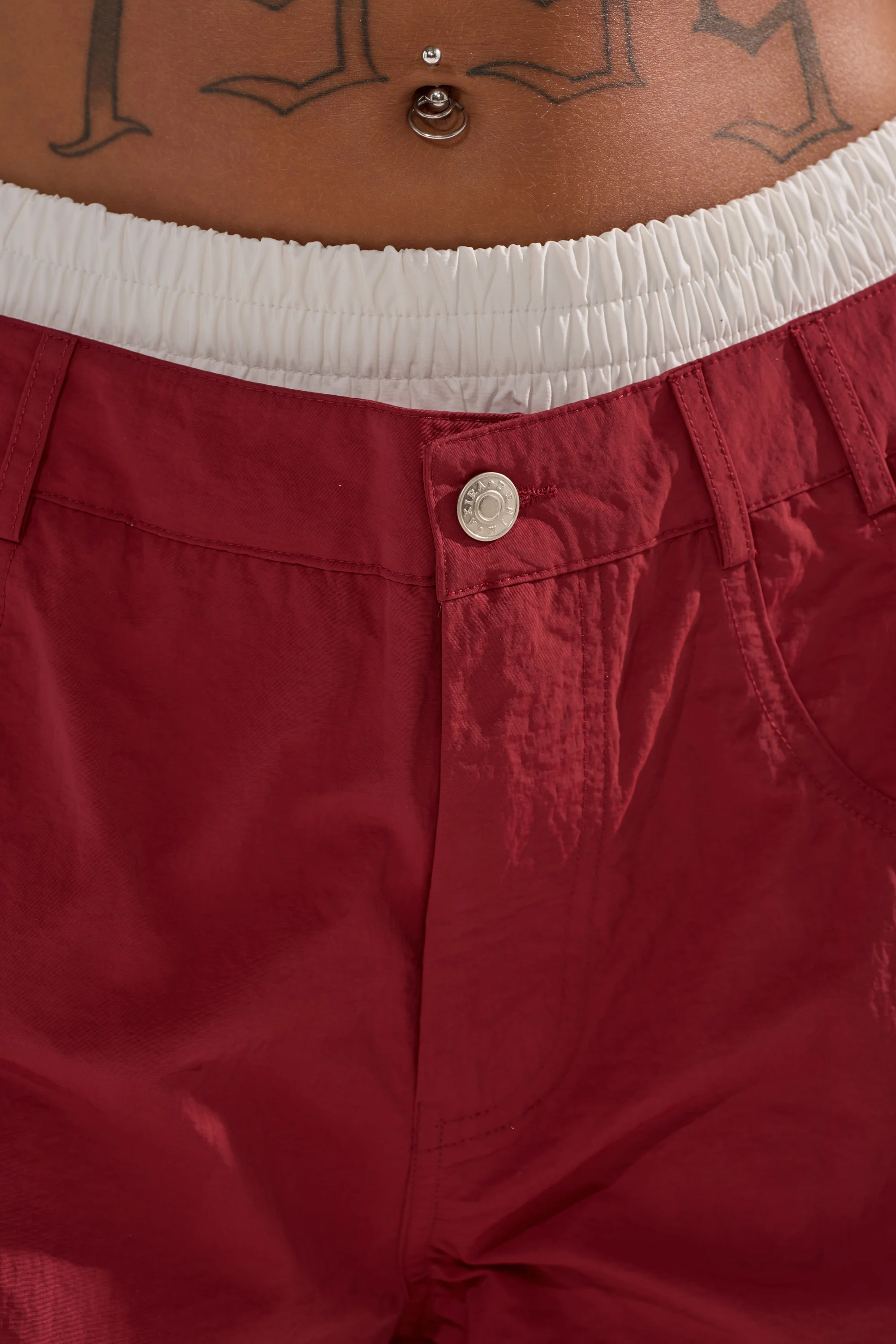 DENNIS TRACK PANT IN BURGUNDY - Image 7