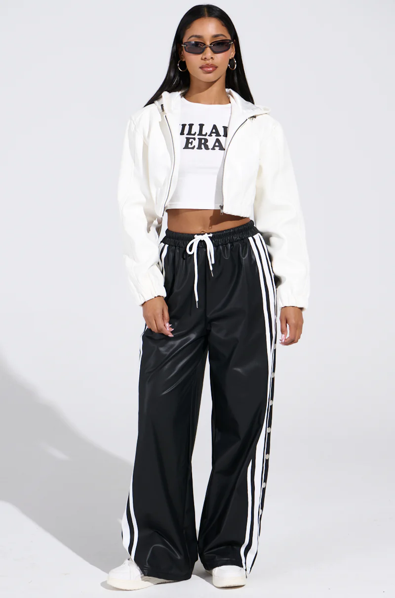 DEX HOODED BOMBER IN WHITE - Image 10