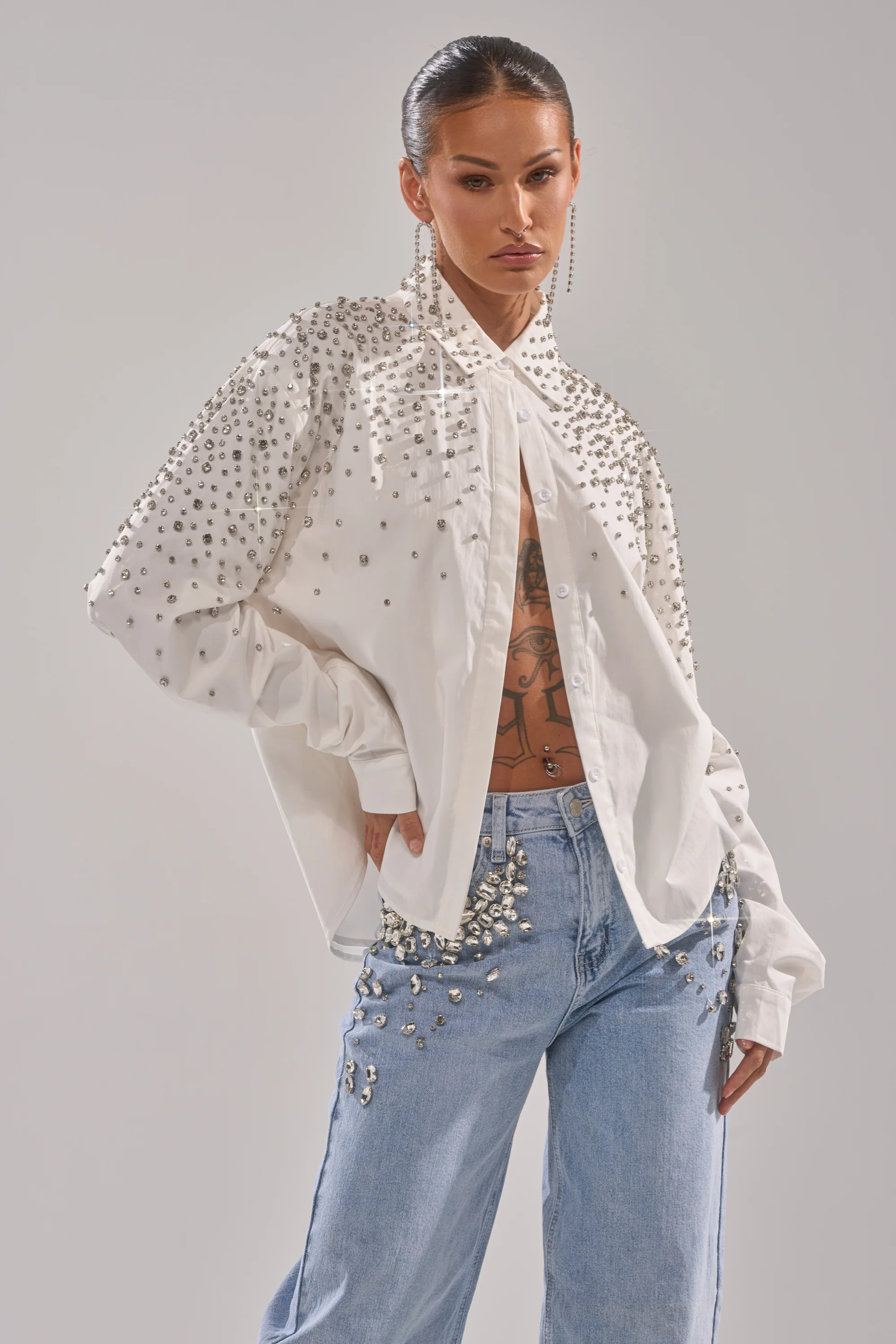 DIAMONDS FOREVER BUTTON DOWN - Image 2