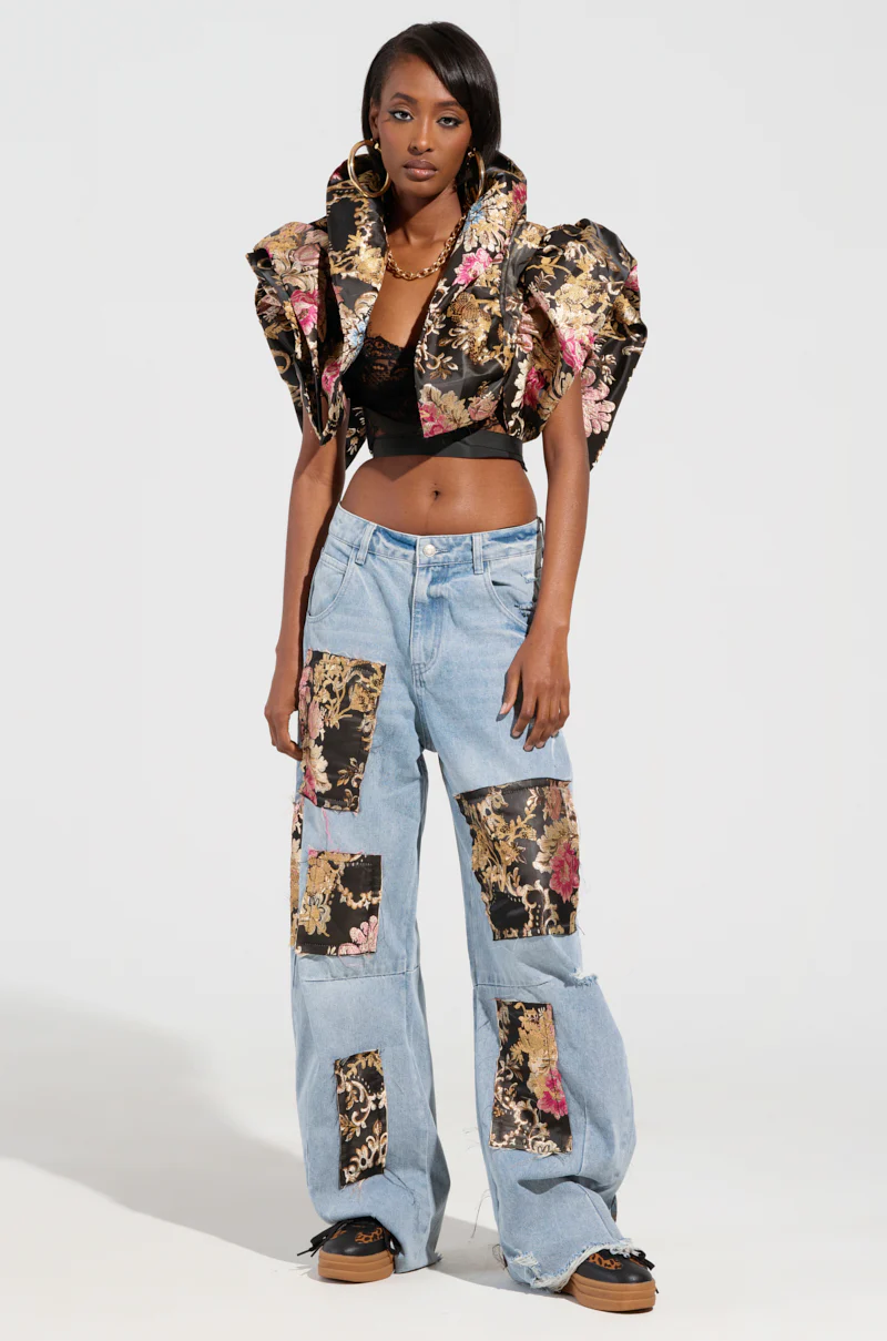DION STATEMENT BOLERO IN BROCADE - Image 6
