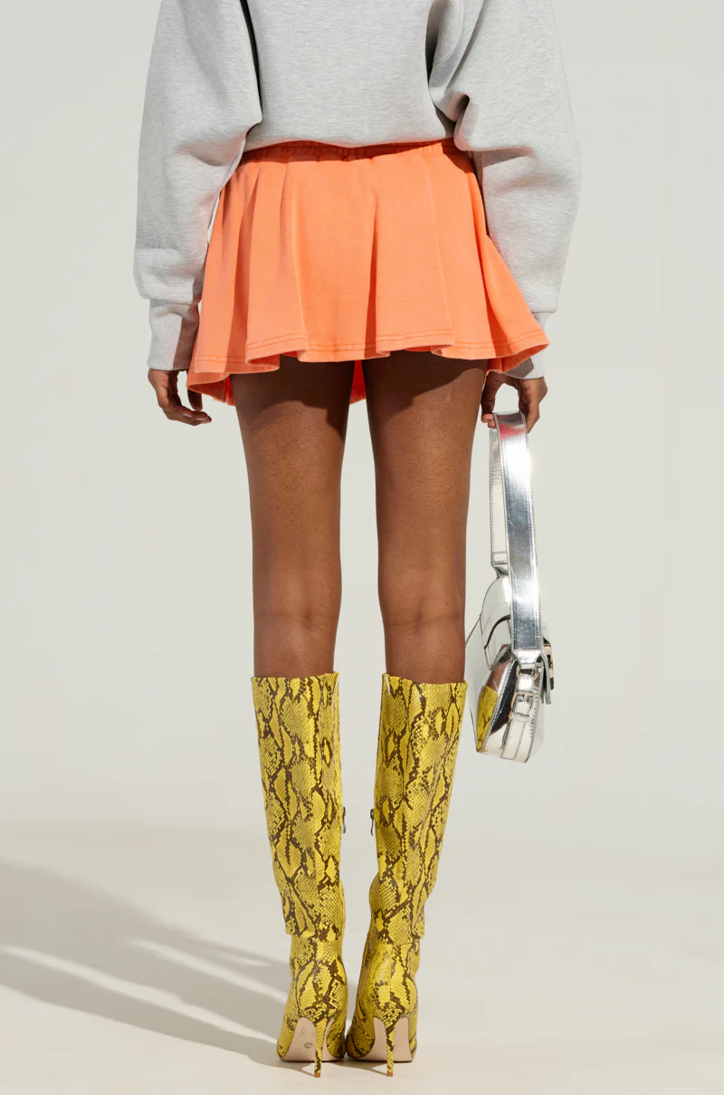DO NOT DISTURB KNIT PLEATED MINI SKIRT - Image 5