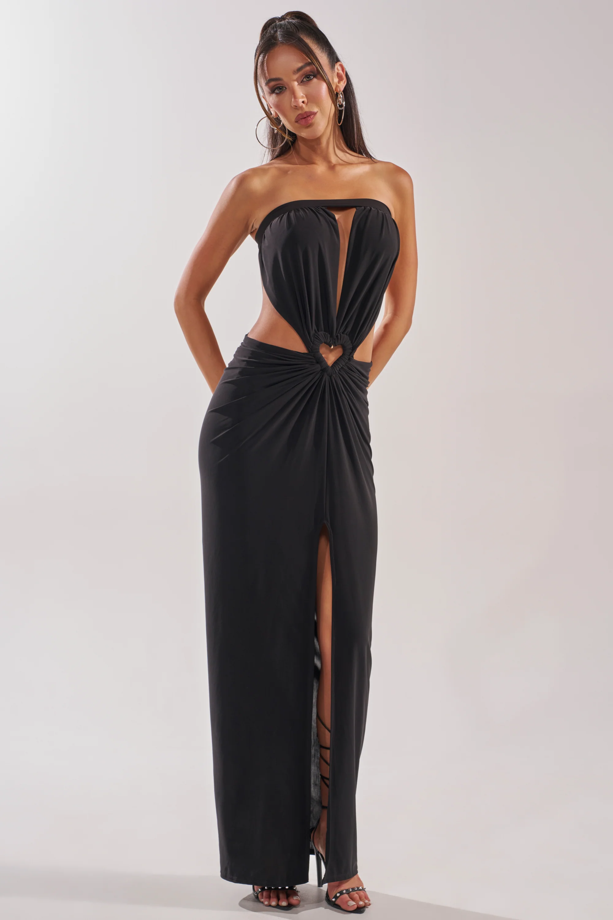 DONT BREAK MY HEART STRAPLESS MAXI DRESS - Image 2