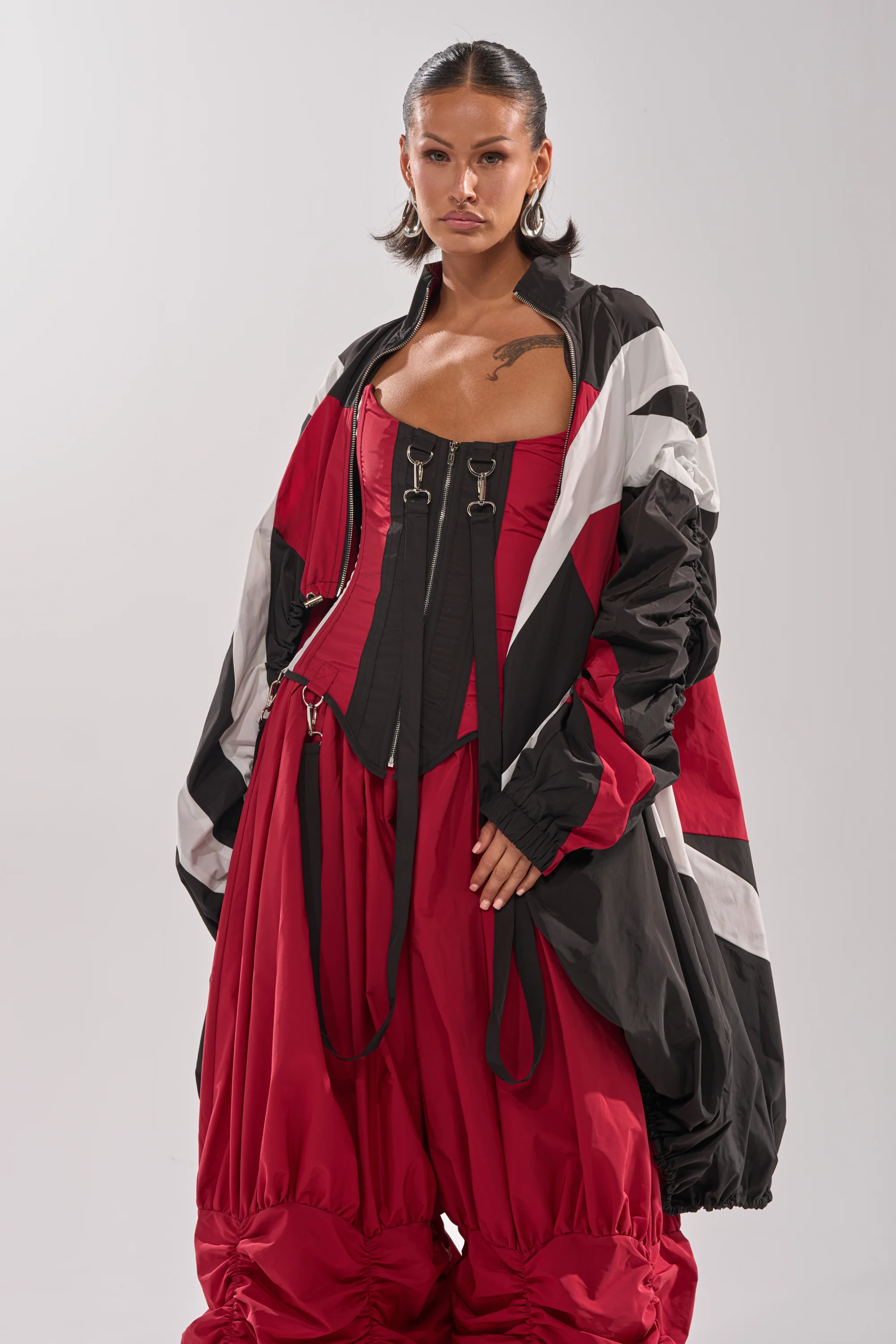 DON'T MIND ME HIGH LOW WINDBREAKER - Image 5