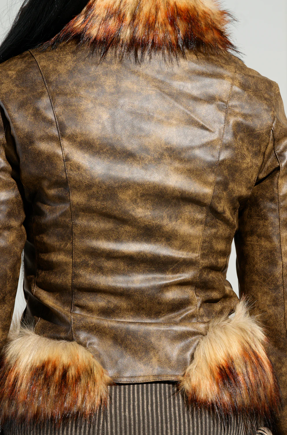 DOWN BAD FUR TRIM MOTO - Image 7