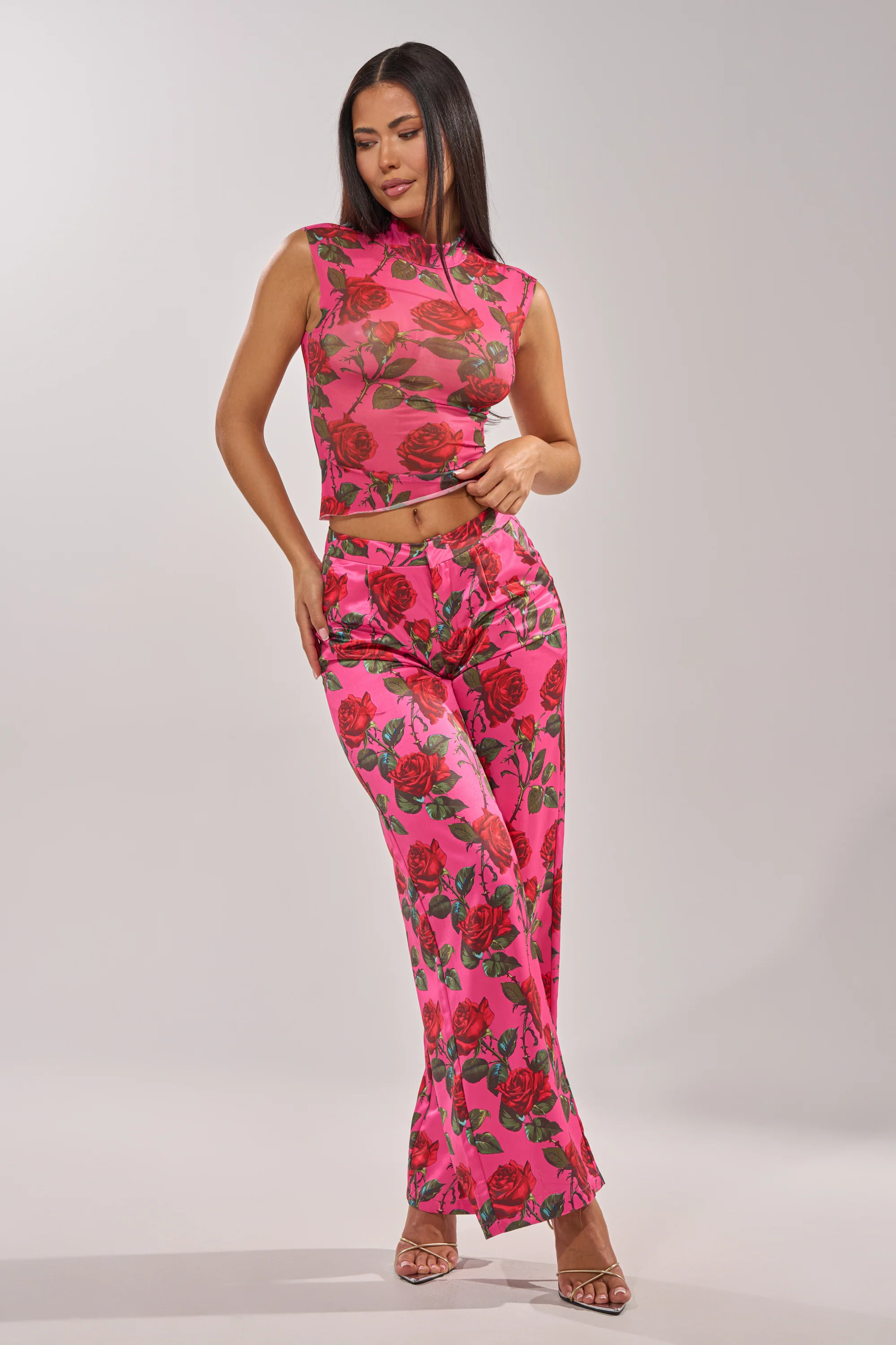 DOZEN ROSES MESH TOP - Image 7