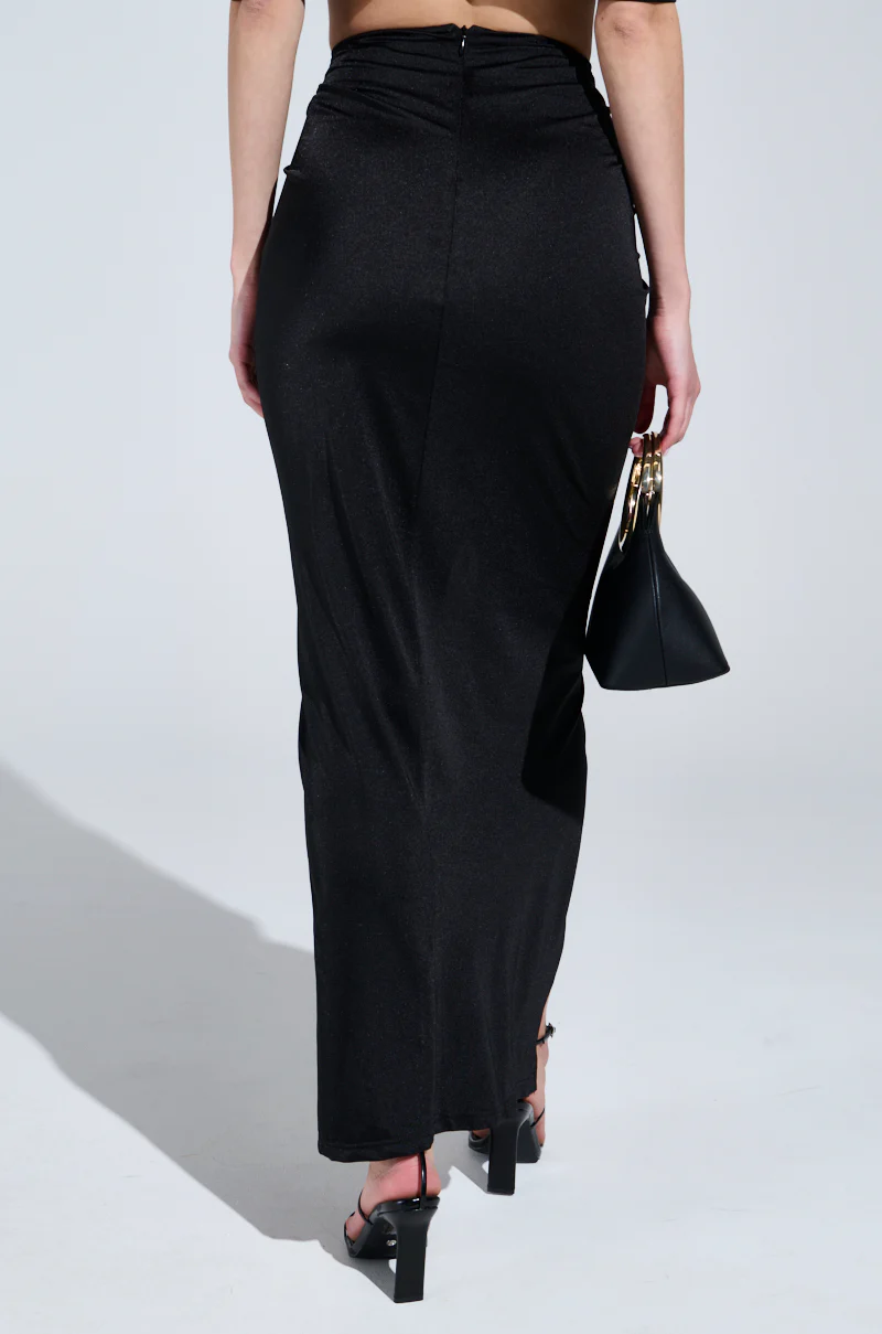 DREAM CATCHER MAXI SKIRT IN BLACK - Image 5