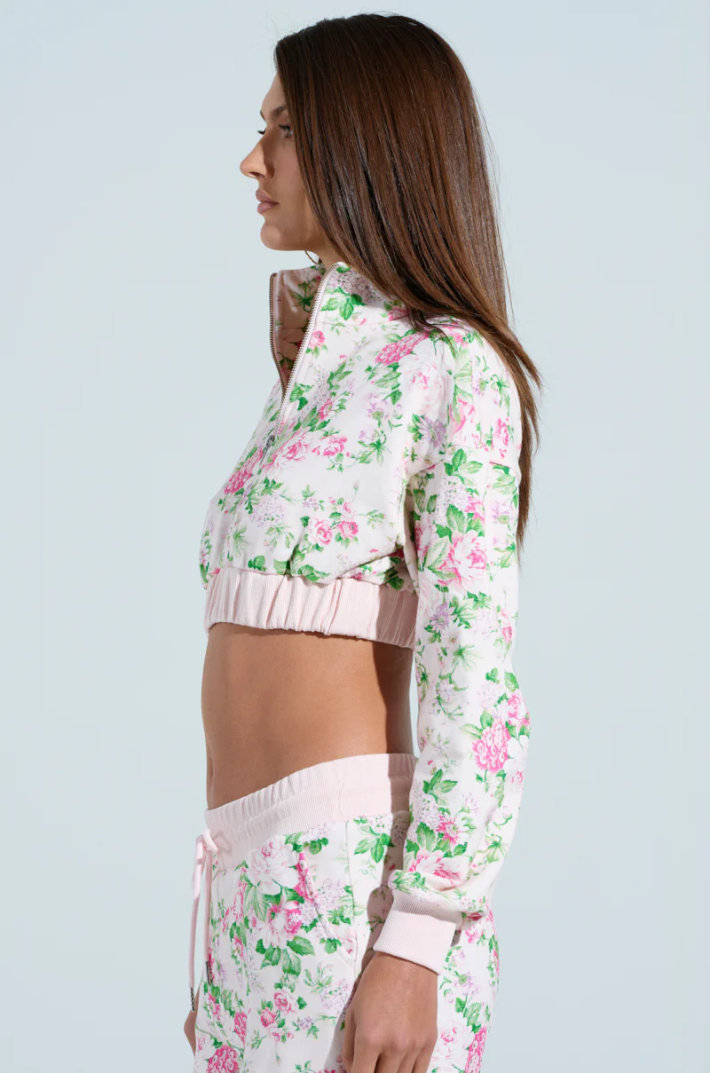 DREAMING OF SPRING HALF ZIP SWEATSHIRT - Image 3
