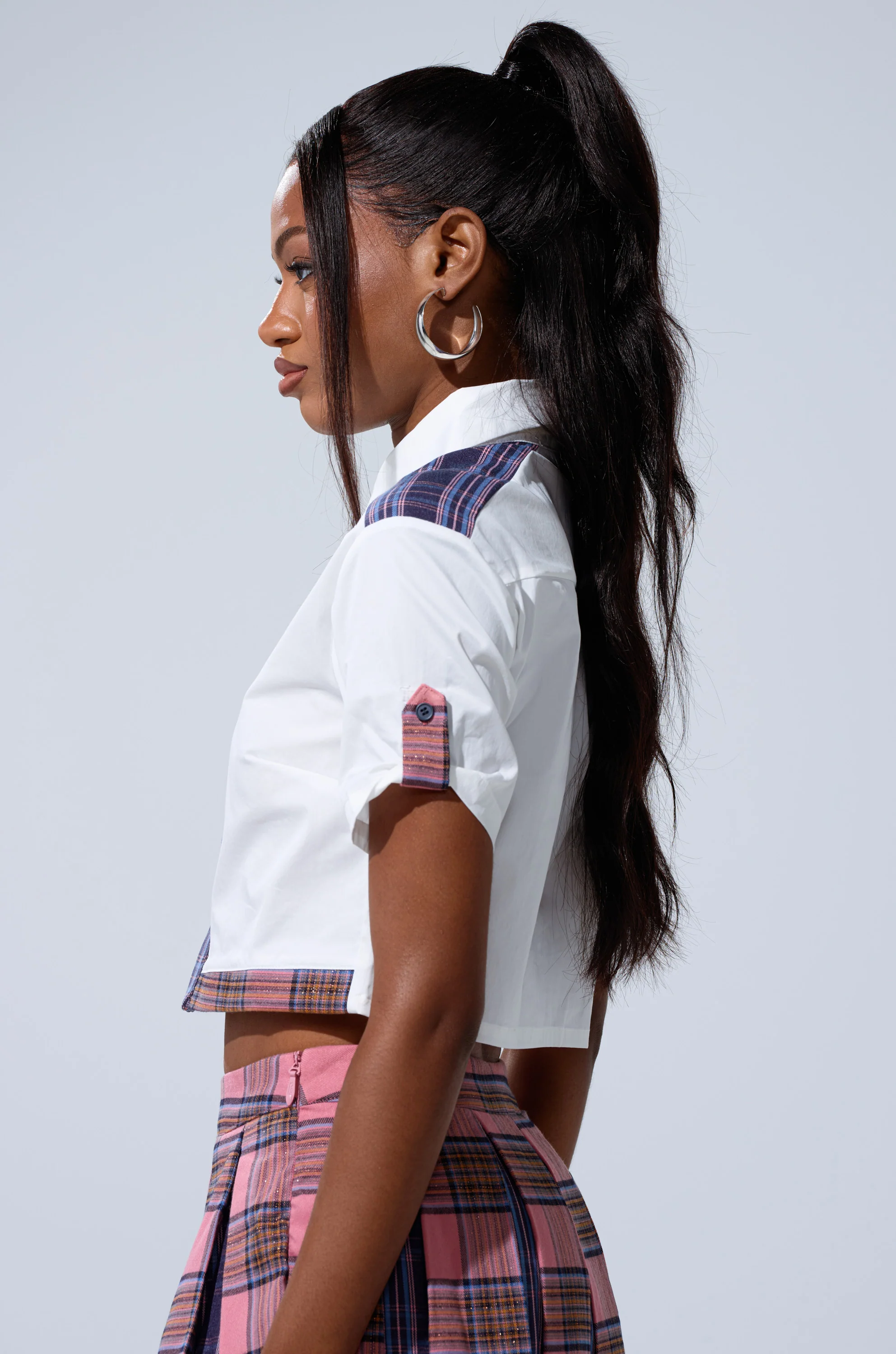 DREKE CROPPED POPLIN SHIRT - Image 3