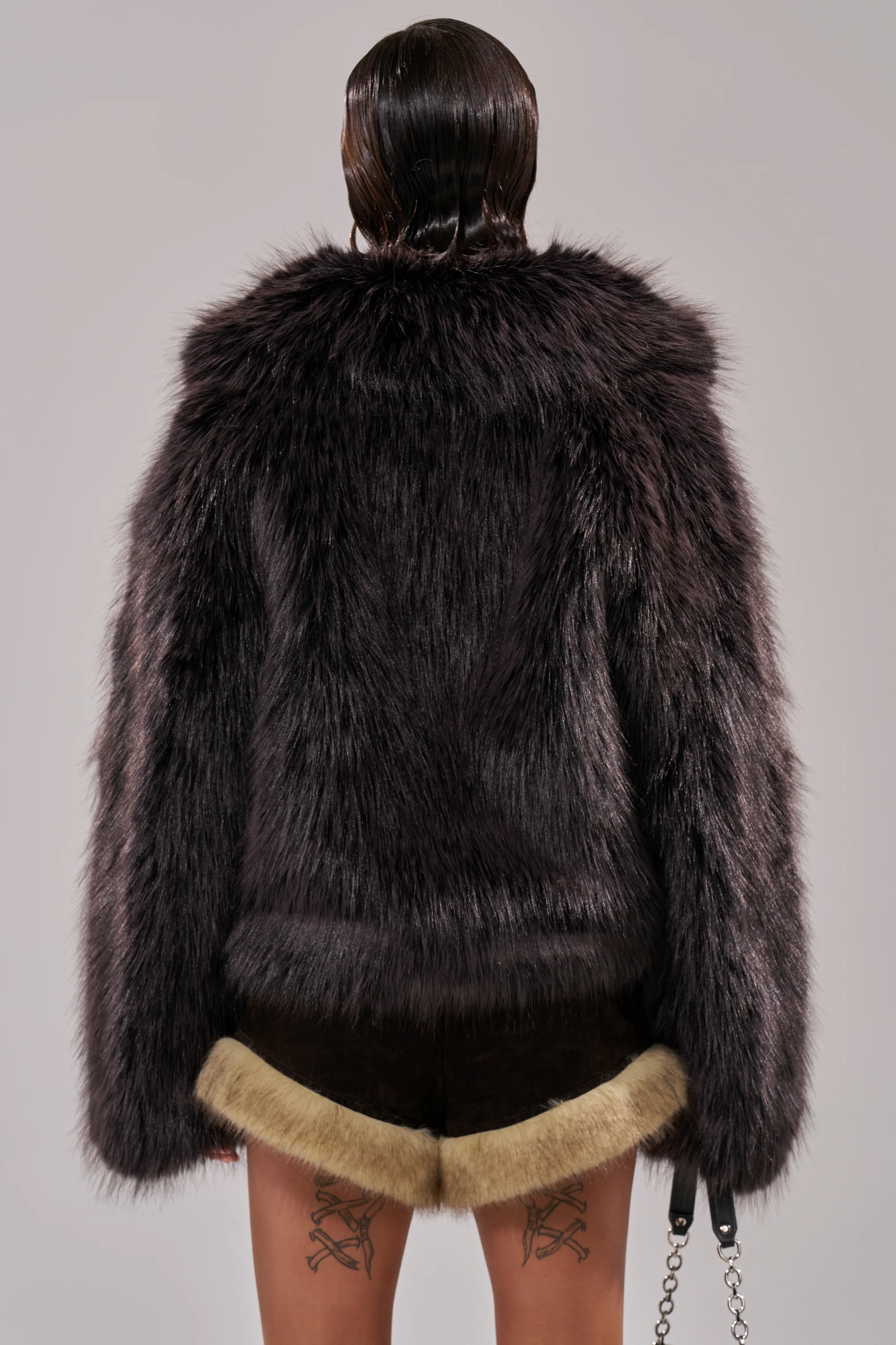 DUSK TIL DAWN FAUX FUR COAT - Image 8