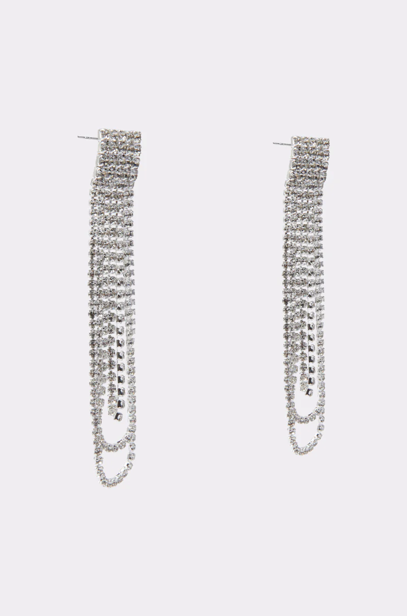 EXTRA LUXE DANGLE EARRING IN SILVER - Image 3