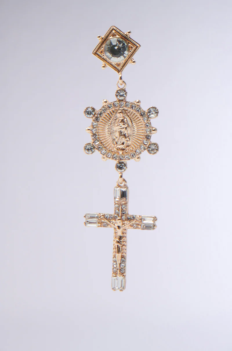 CROSS MY HEART EARRING - Image 4