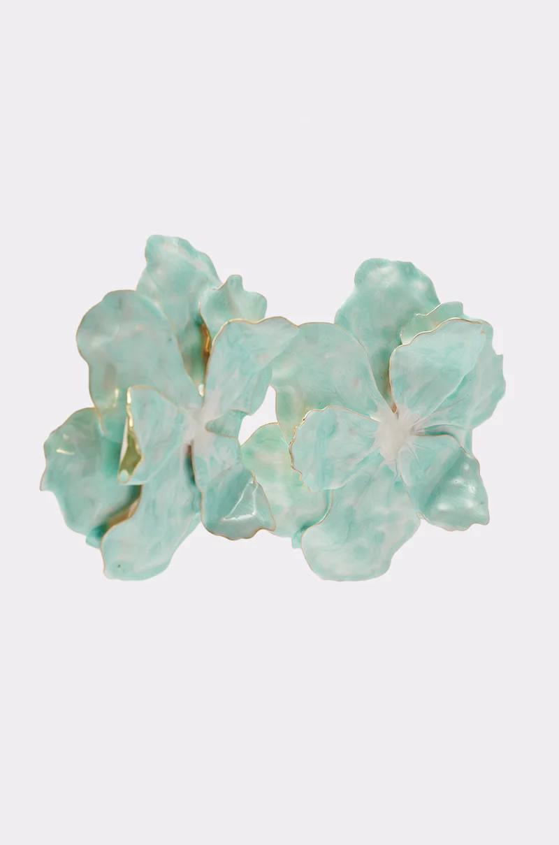 FLOWER POWER BLUE EARRING - Image 5