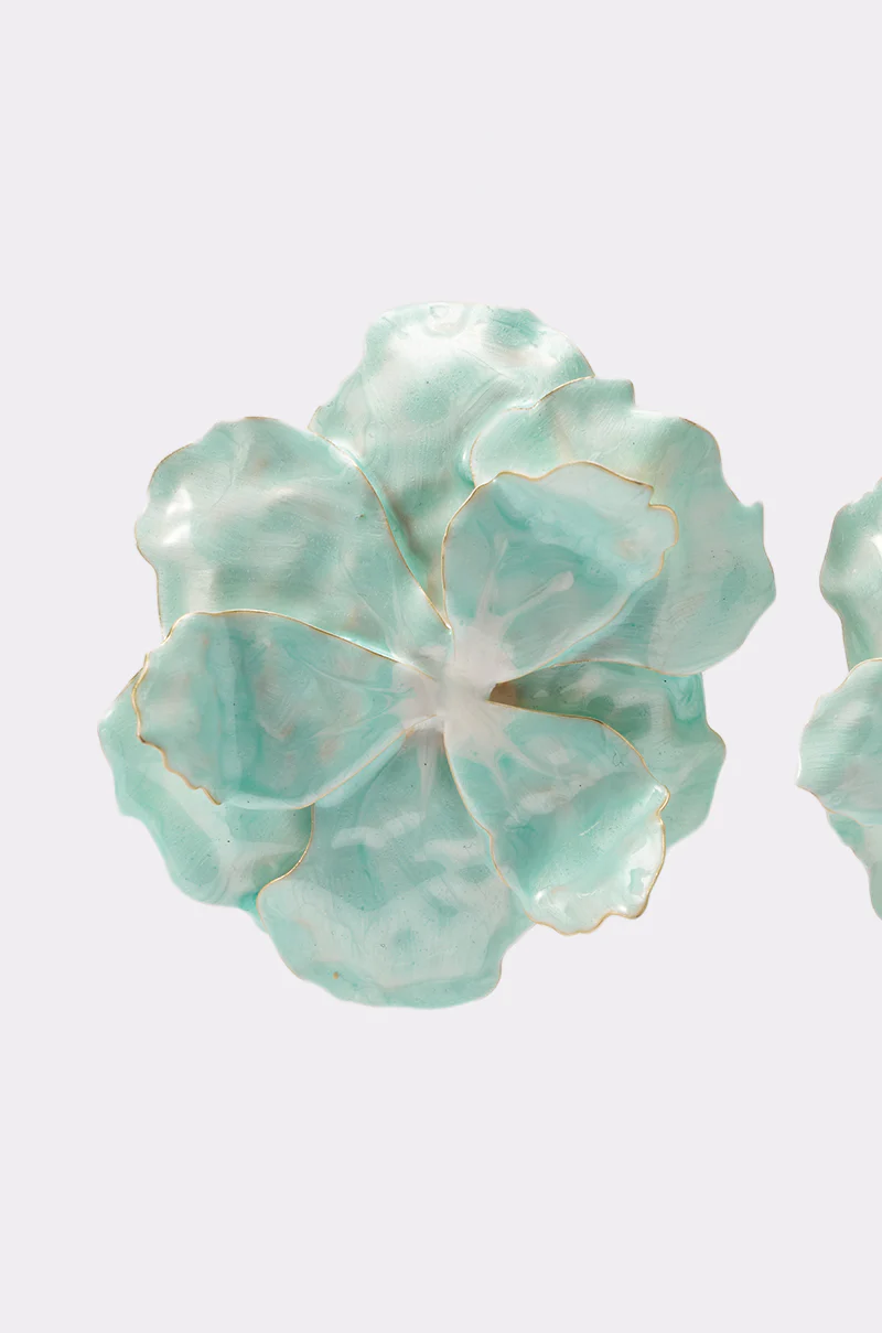 FLOWER POWER BLUE EARRING - Image 6