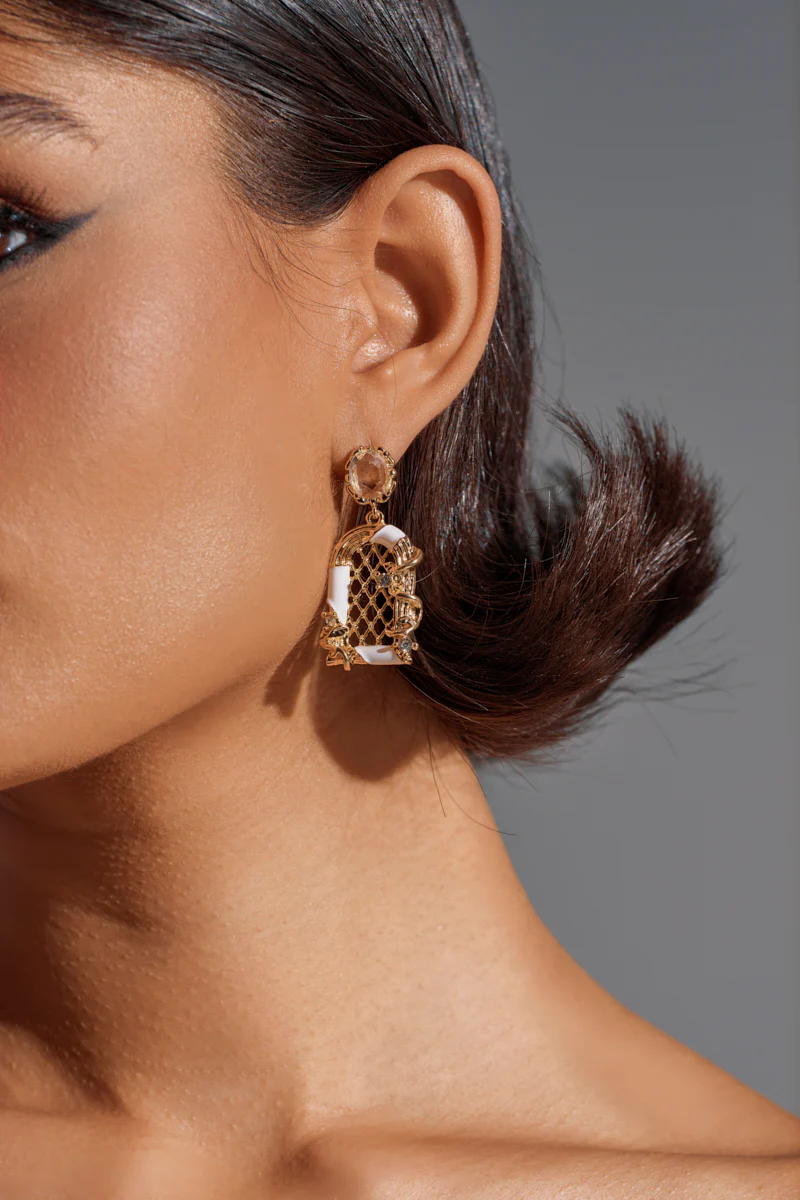 OUTTA THE WAY GOLD EARRING - Image 2