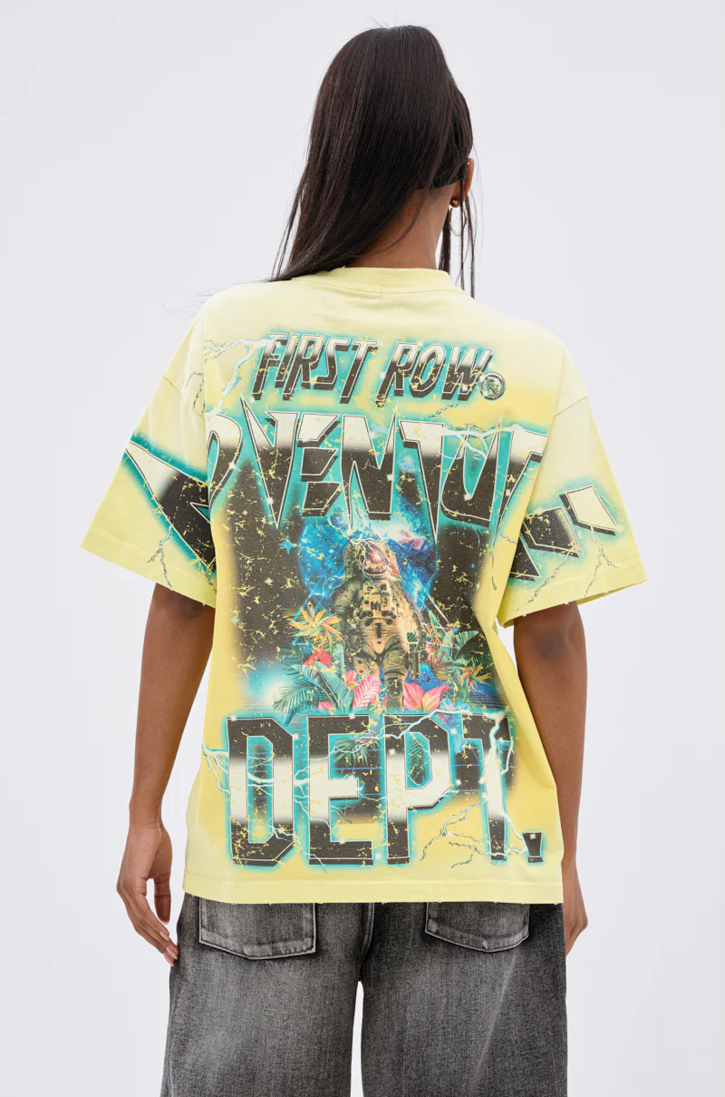 EARTH FIRST OVERSIZED GRAPHIC TEE - Image 5