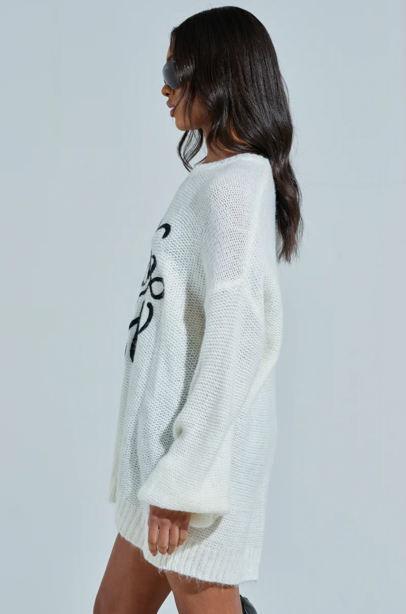 EFF OFF KNIT SWEATER DRESS - Image 2