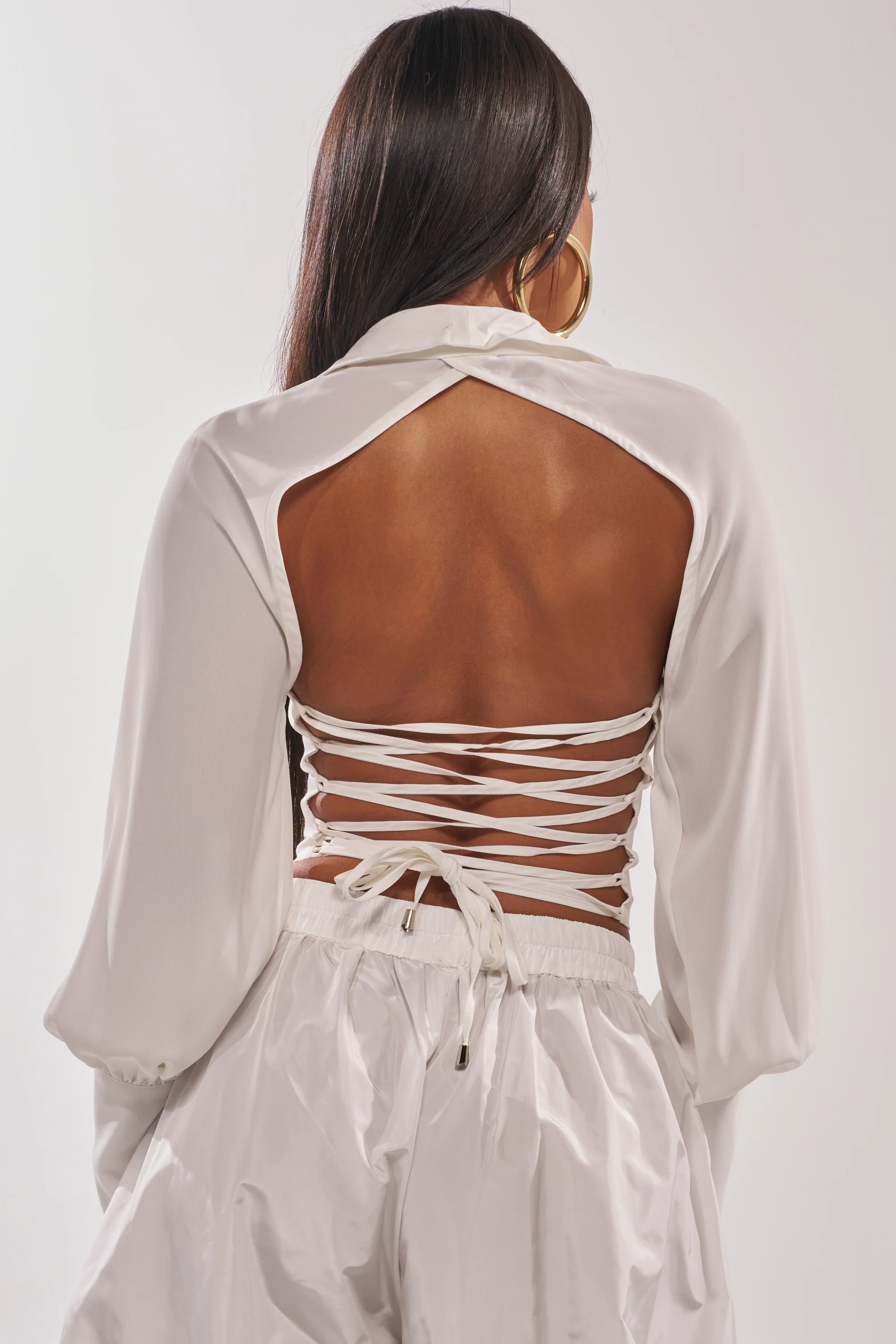 EFFORTLESS CORSET BLOUSE TOP - Image 5
