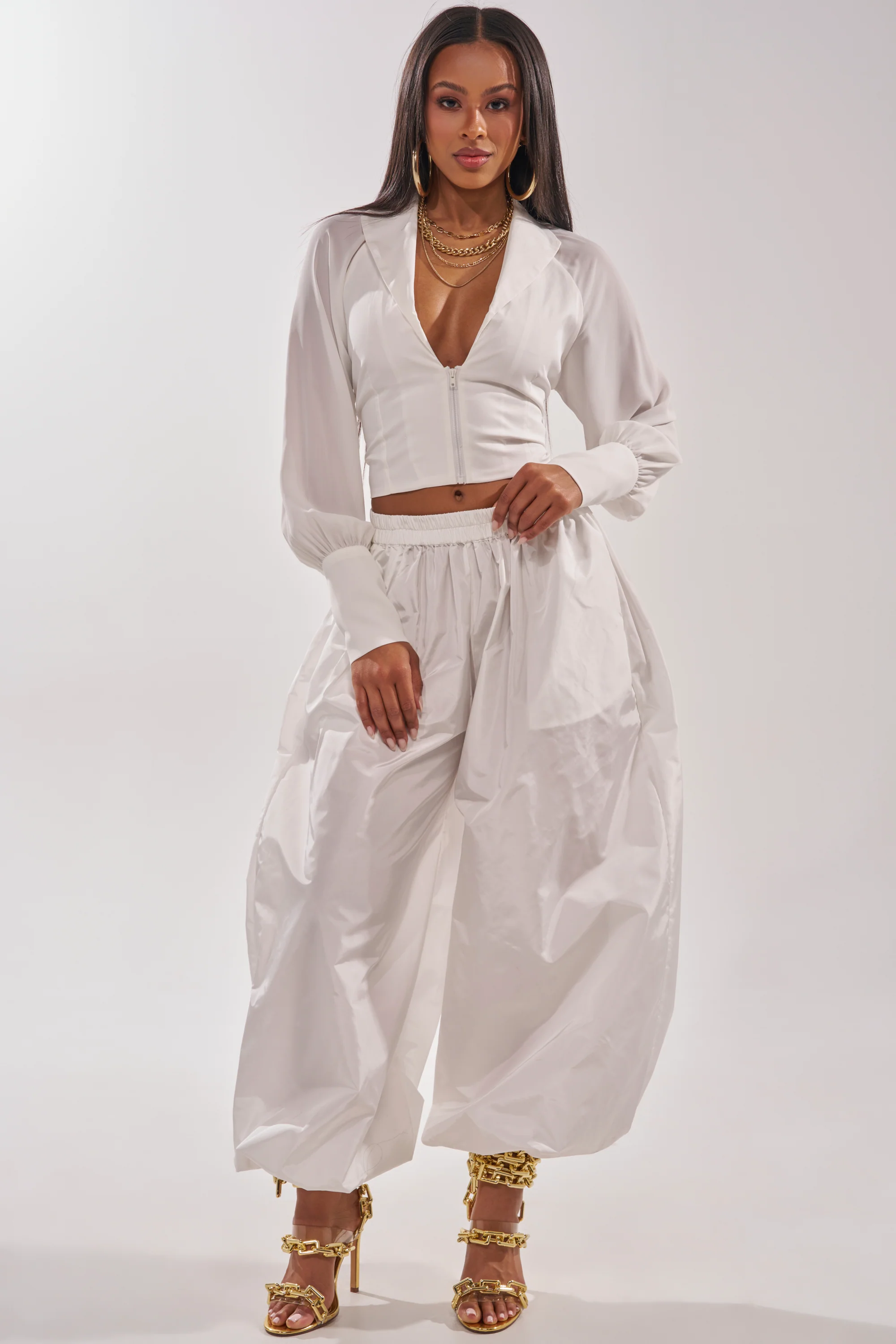 EFFORTLESS CORSET BLOUSE TOP - Image 6