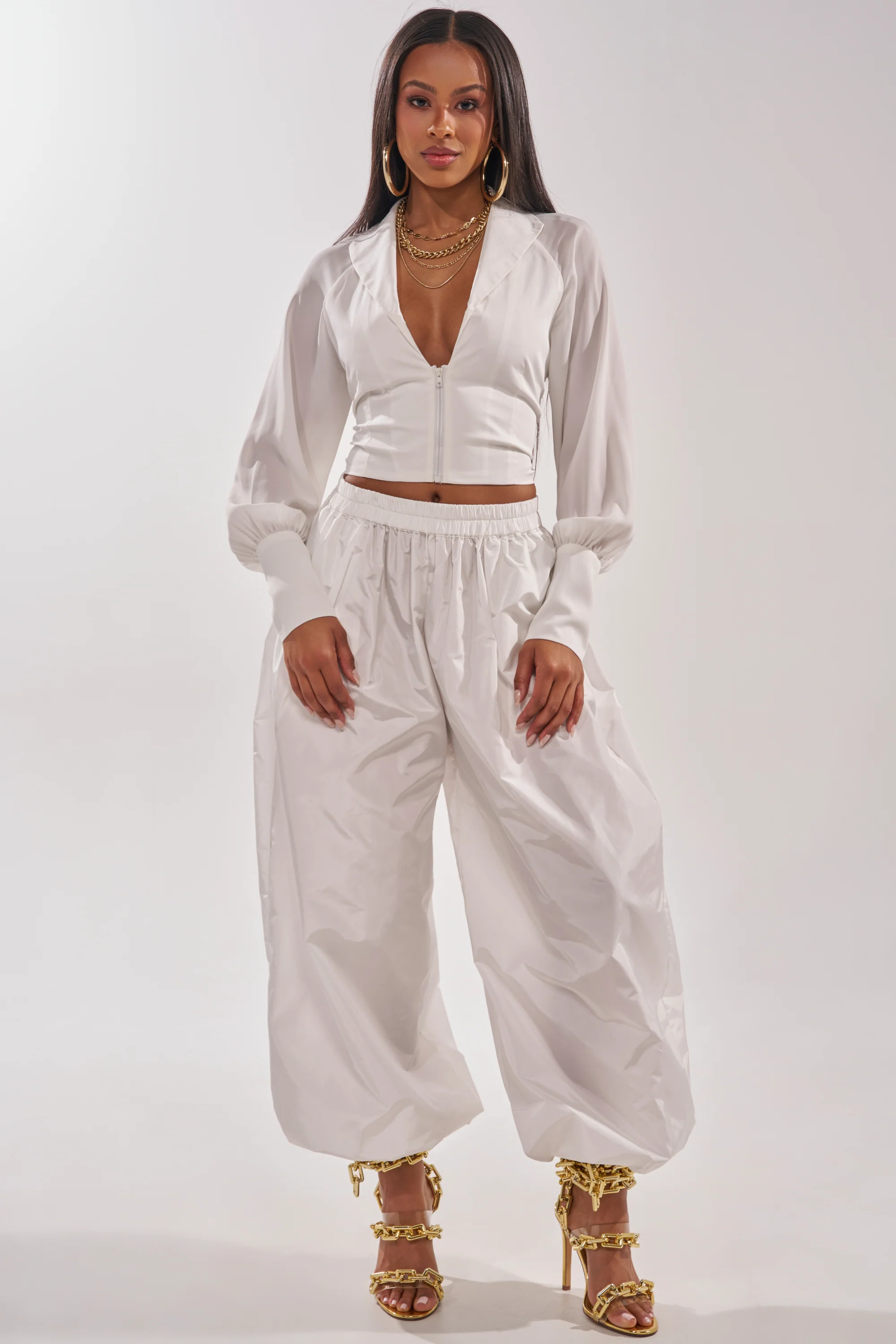 EFFORTLESS CORSET BLOUSE TOP - Image 7