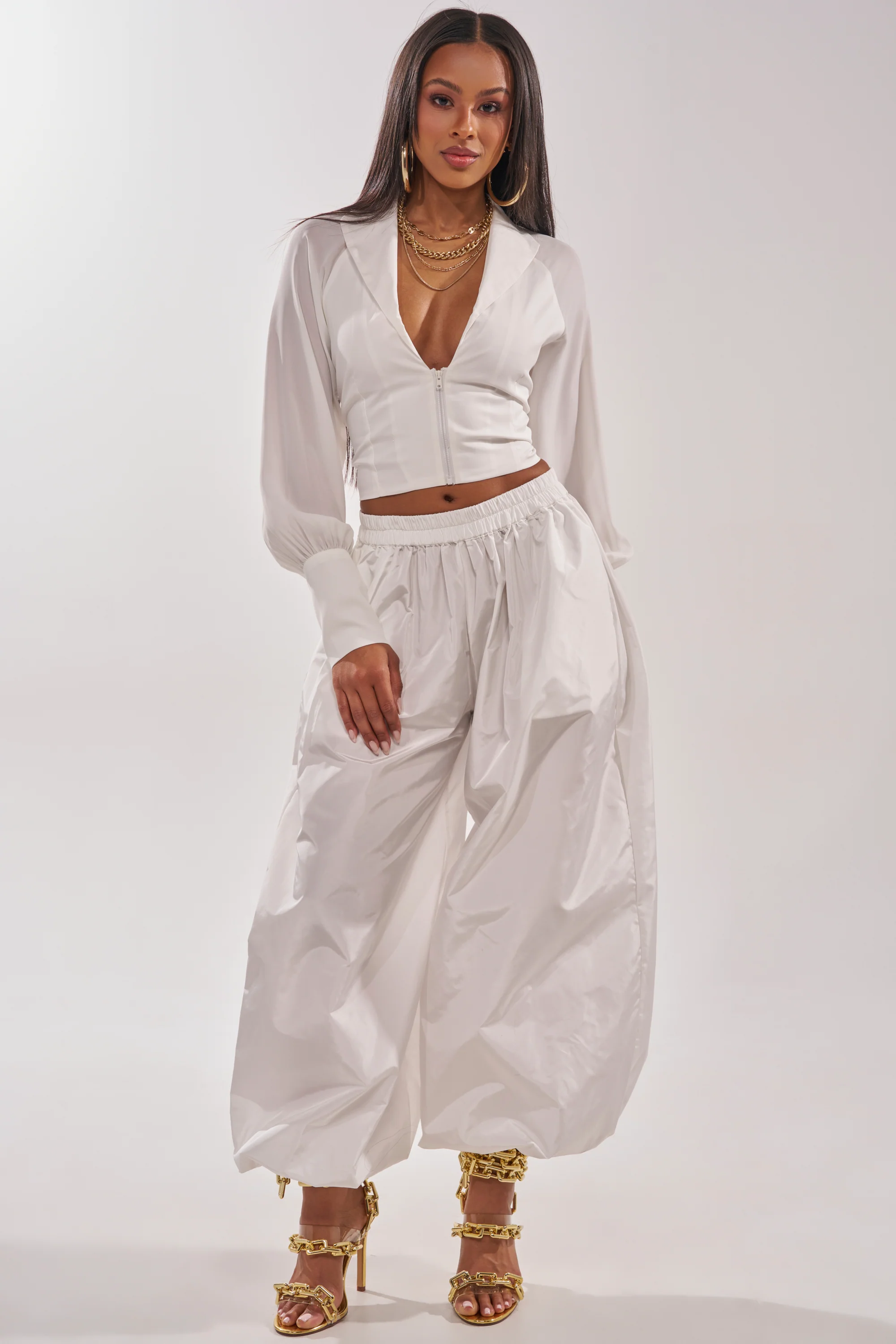 EFFORTLESS CORSET BLOUSE TOP - Image 8