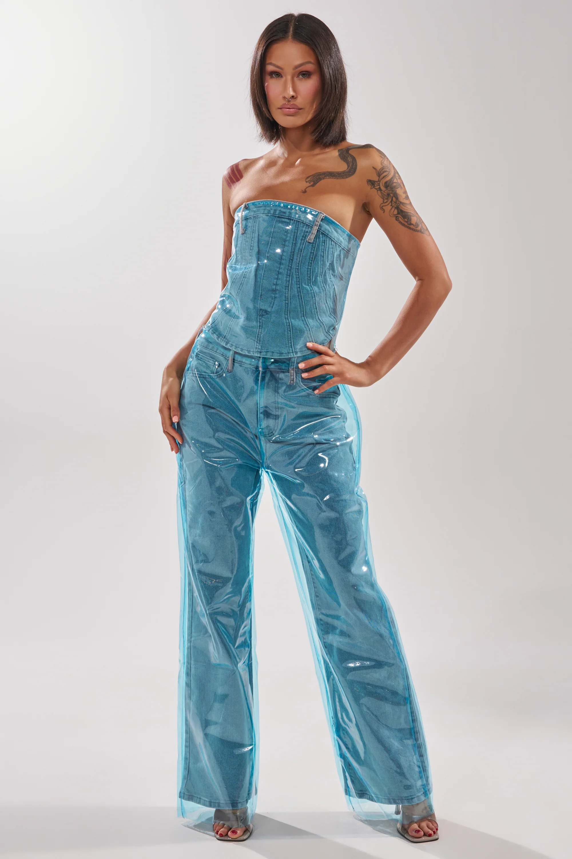 ELECTRIC FEEL DENIM CORSET - Image 7