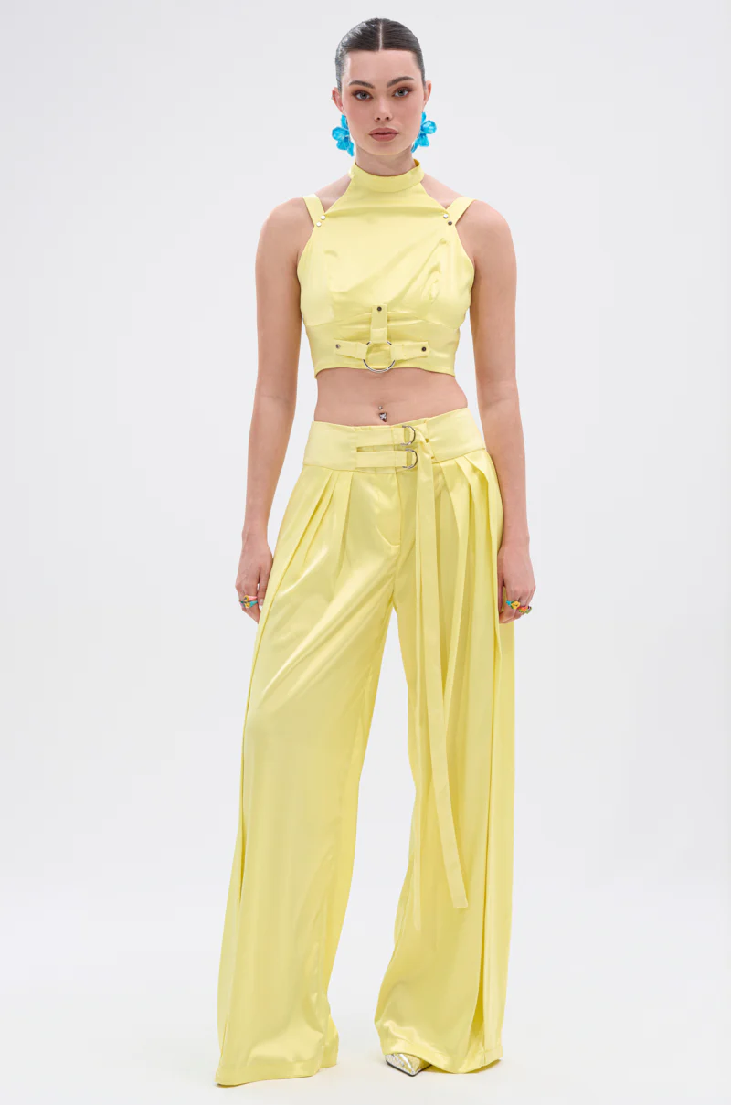 ELECTRIC SATIN TROUSER - Image 5
