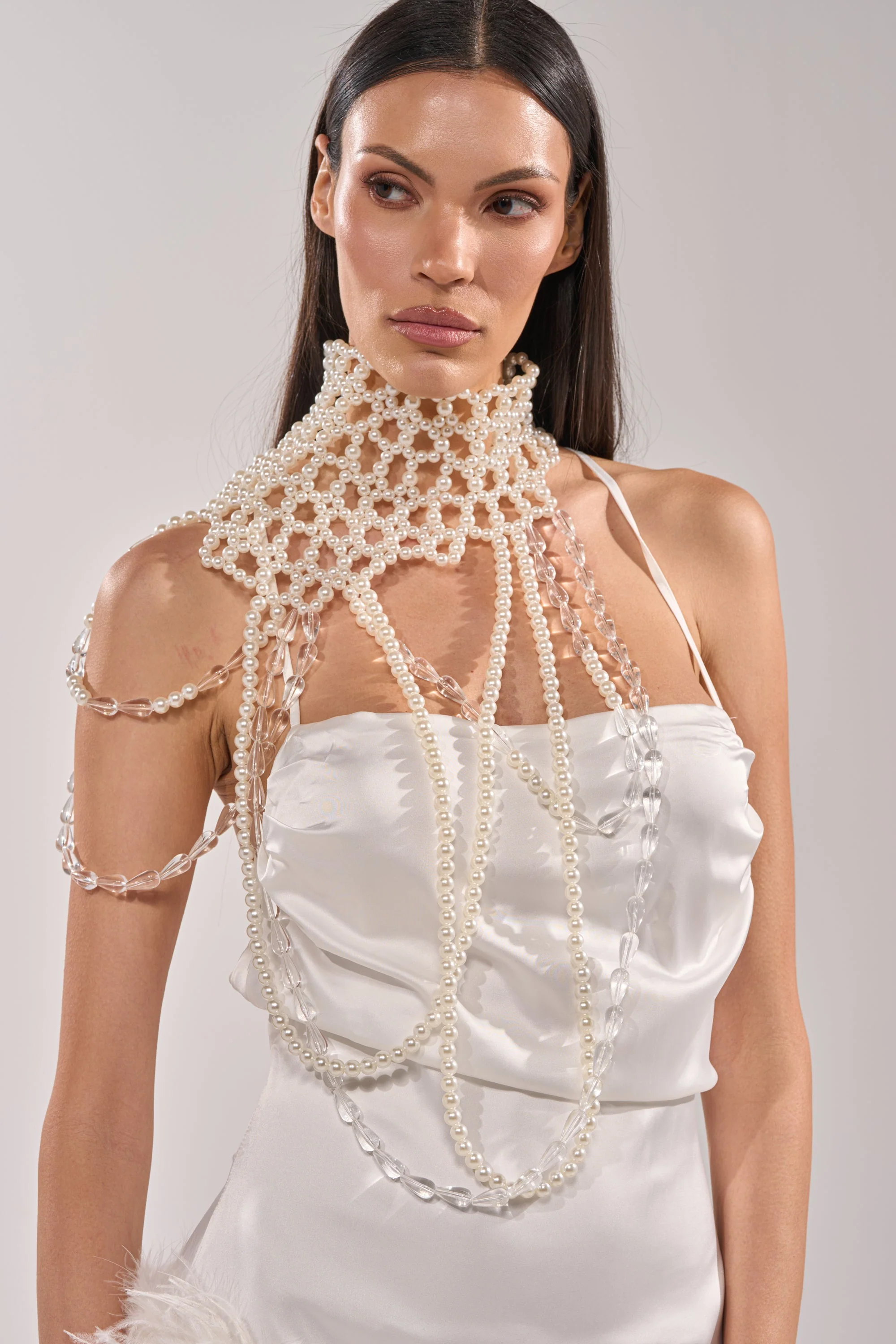 ELEGANCE IS ME STATEMENT NECKLACE - Image 2