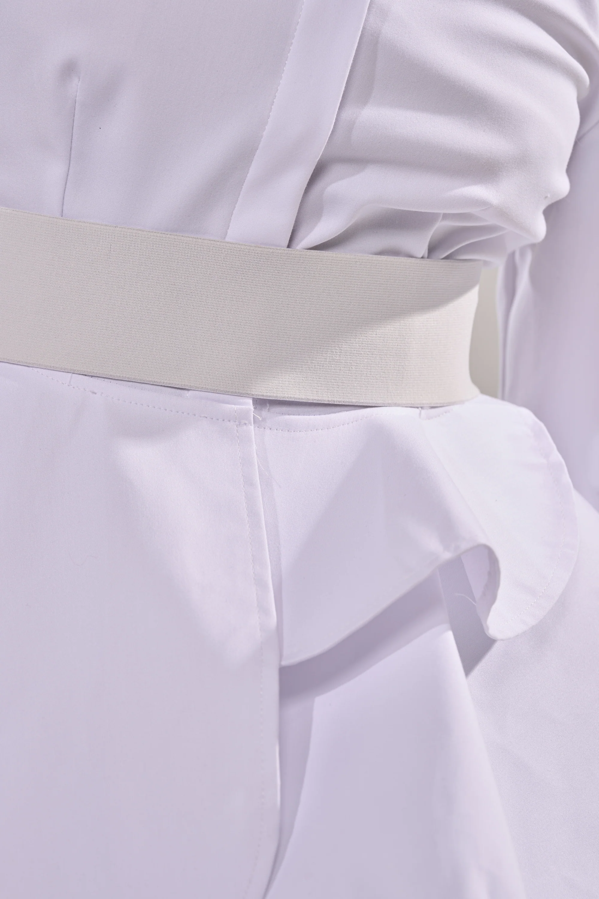 ELEGANT PEPLUM BUTTON DOWN BLOUSE - Image 7
