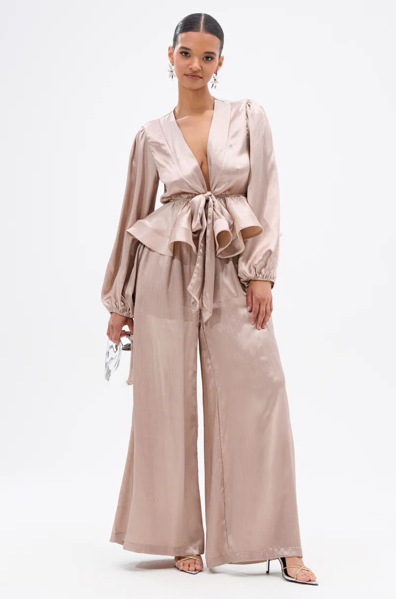 ELEGLANT WIDE LEG PALAZZO PANT - Image 6