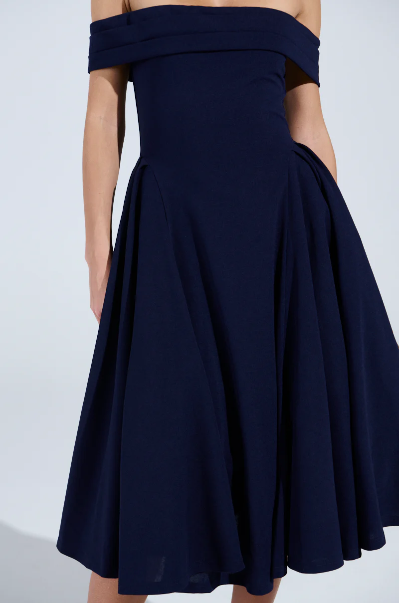ELEVATE ME PLEATED MIDI DRESS - Image 5