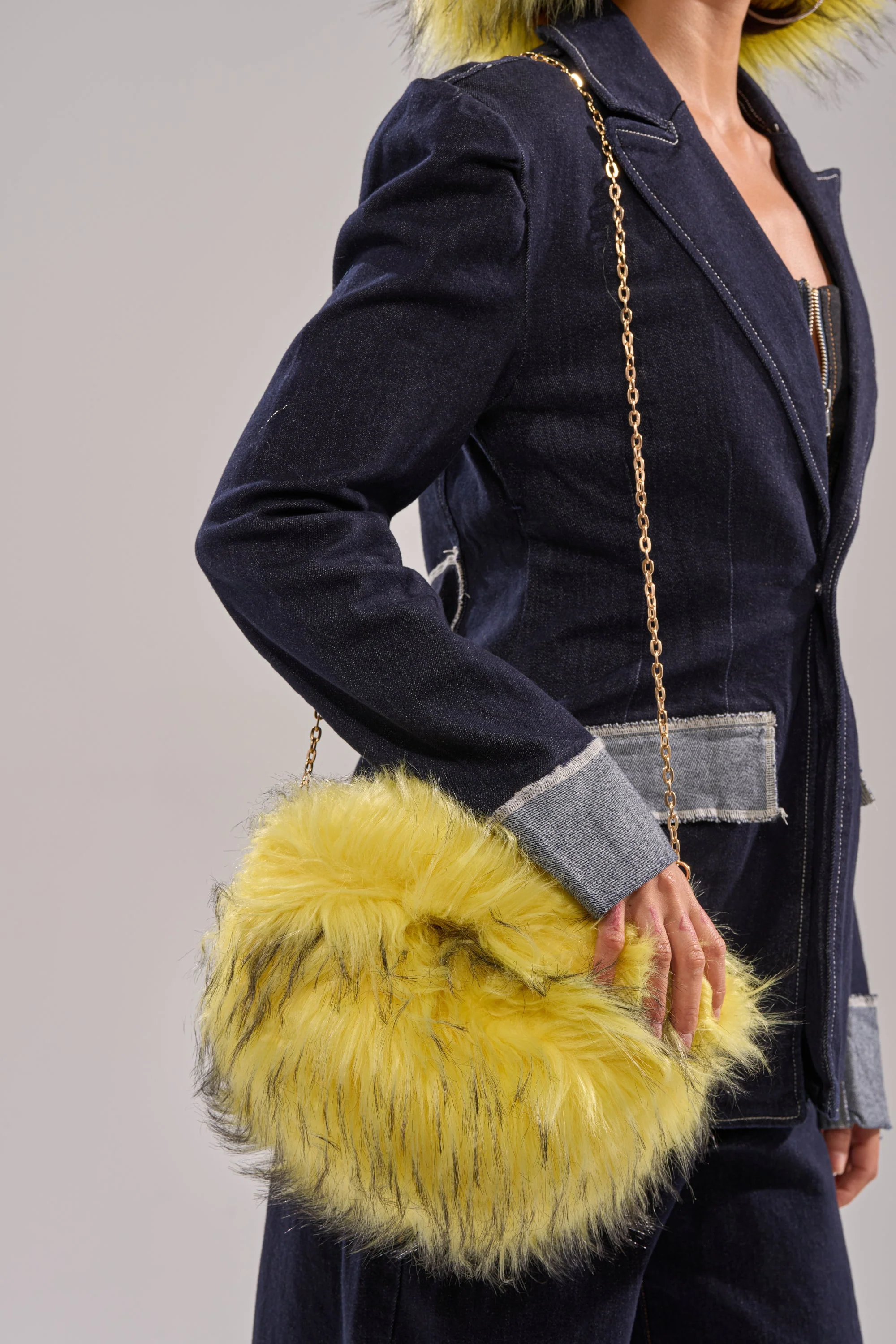 ELLIE FAUX FUR PURSE - Image 2
