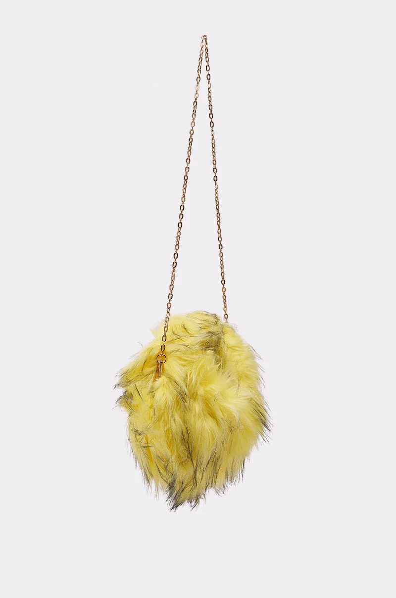 ELLIE FAUX FUR PURSE - Image 3