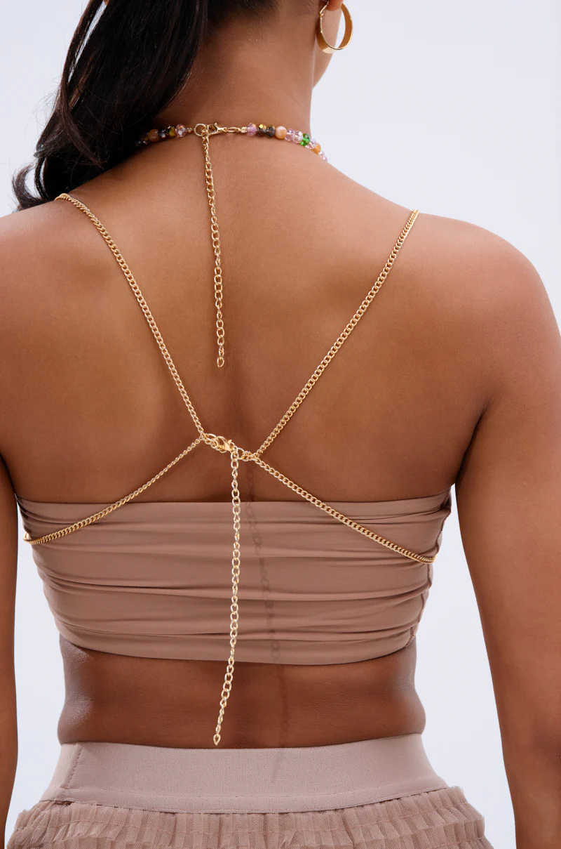 ESMERELDA BEADED CHAIN TOP - Image 5