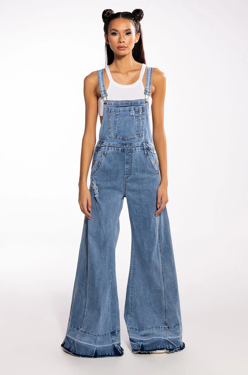 EVERYDAY WIDE LEG OVERALLS - Image 5