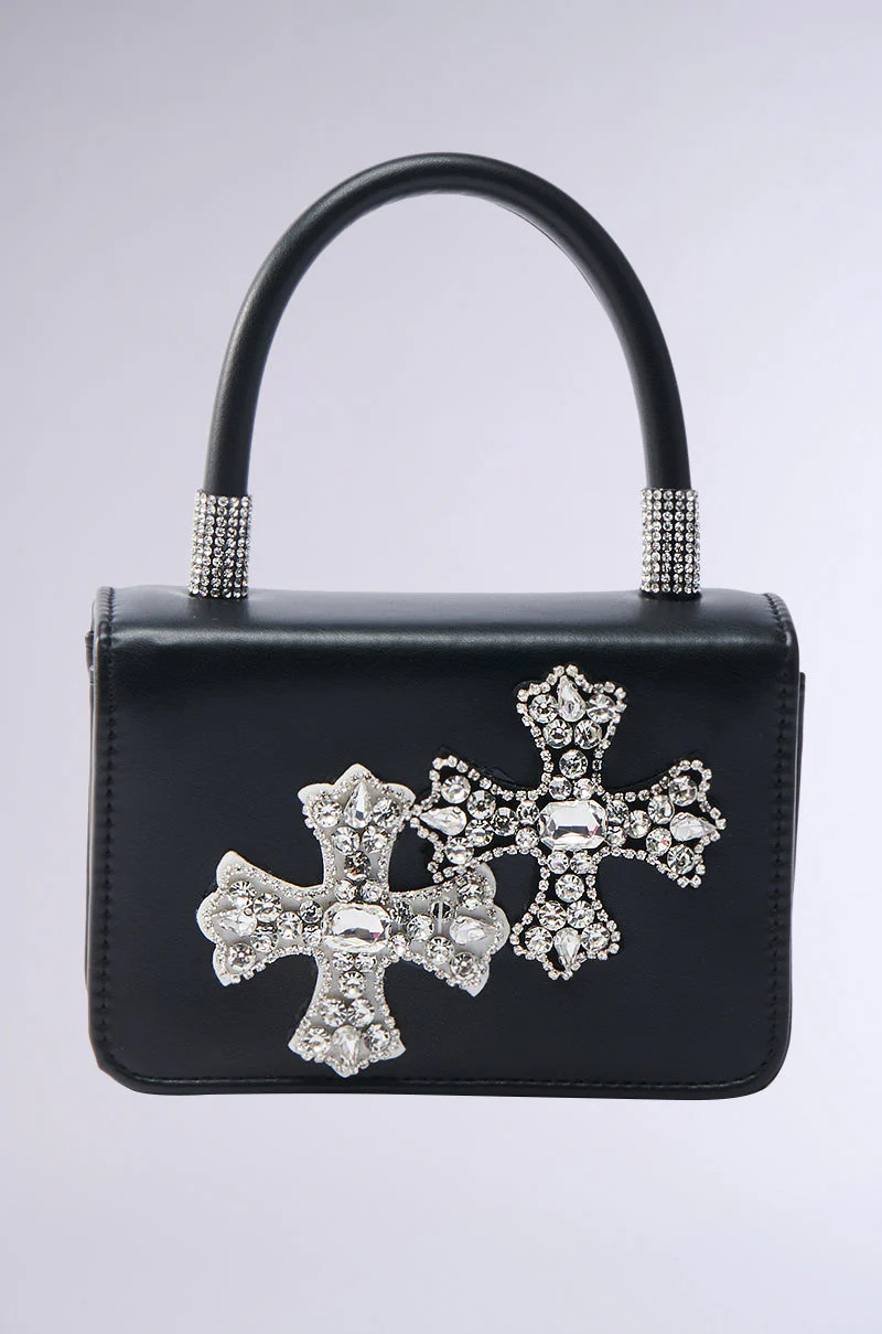 EVERYTHING CHROME PATCH PURSE