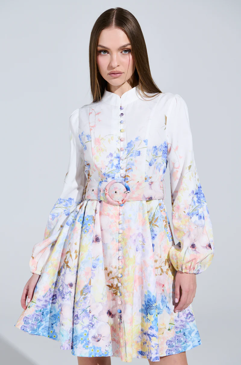 EXPENSIVE TASTE FLORAL MINI DRESS - Image 2
