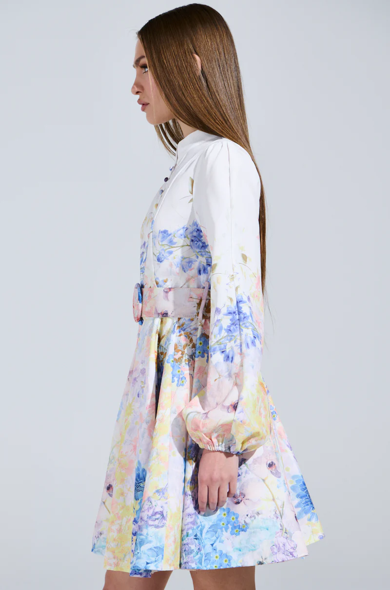 EXPENSIVE TASTE FLORAL MINI DRESS - Image 4